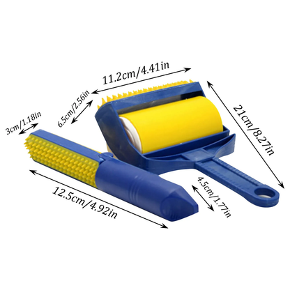 Reusable Sticky Pet Hair Remover Roller for Clothes and Furniture