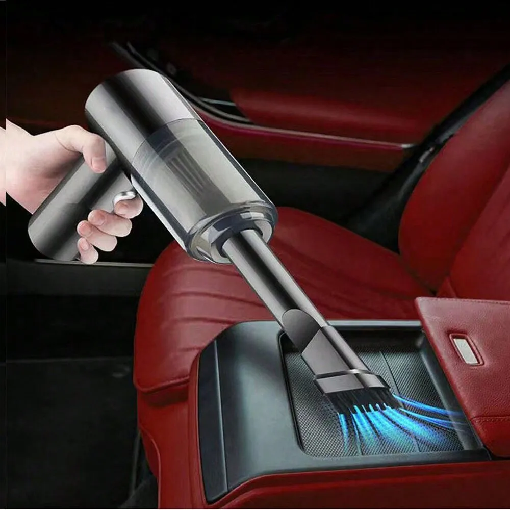 USB Rechargeable 3-in-1 Vacuum Cleaner for Home and Car with Suction and Blowing
