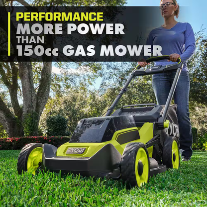 40V HP Brushless 20 In. Cordless Battery Walk behind Push Lawn Mower with 6.0 Ah