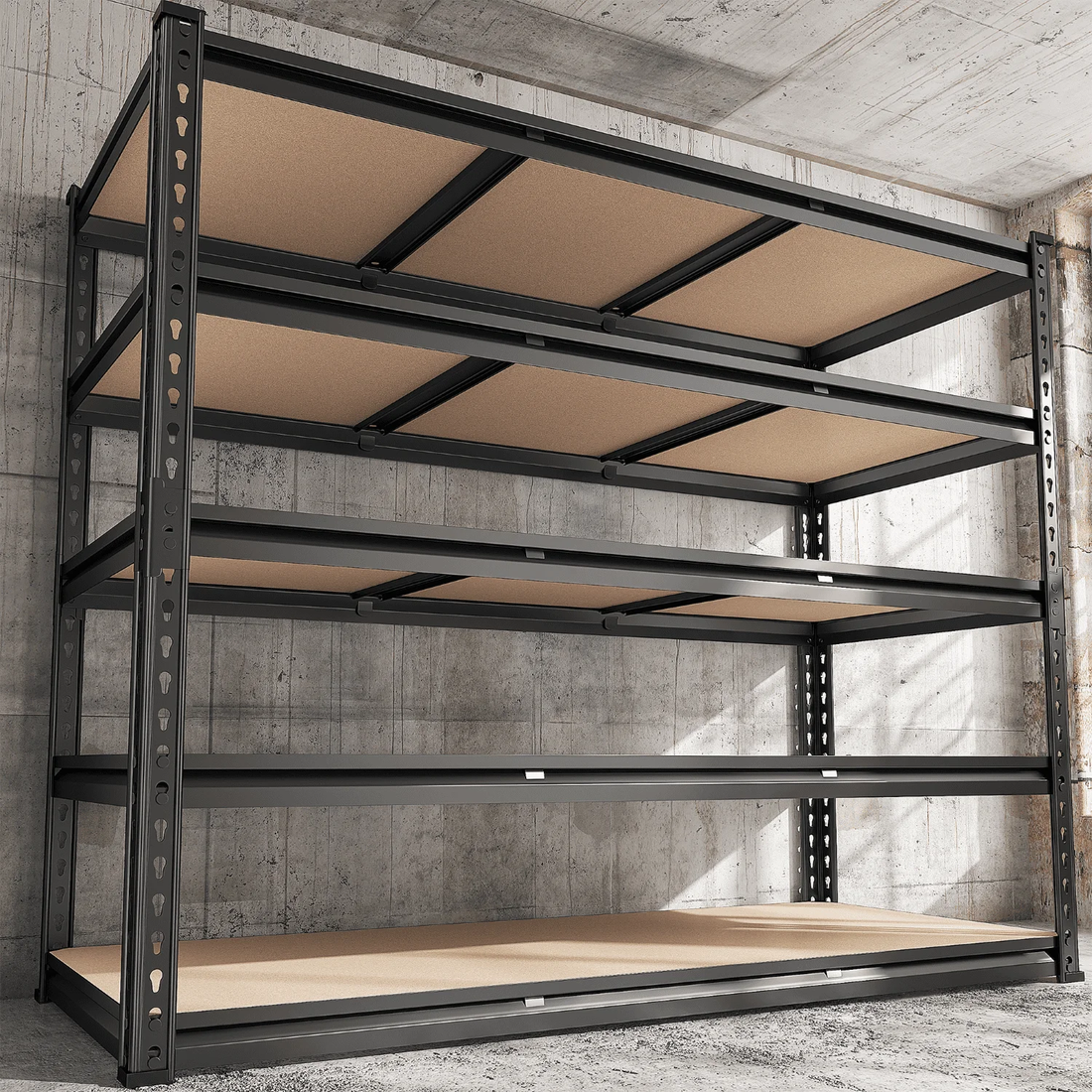 48&quot;W Heavy Duty Shelving 3000LBS Steel Shelving Adjustable Garage Storage Indust