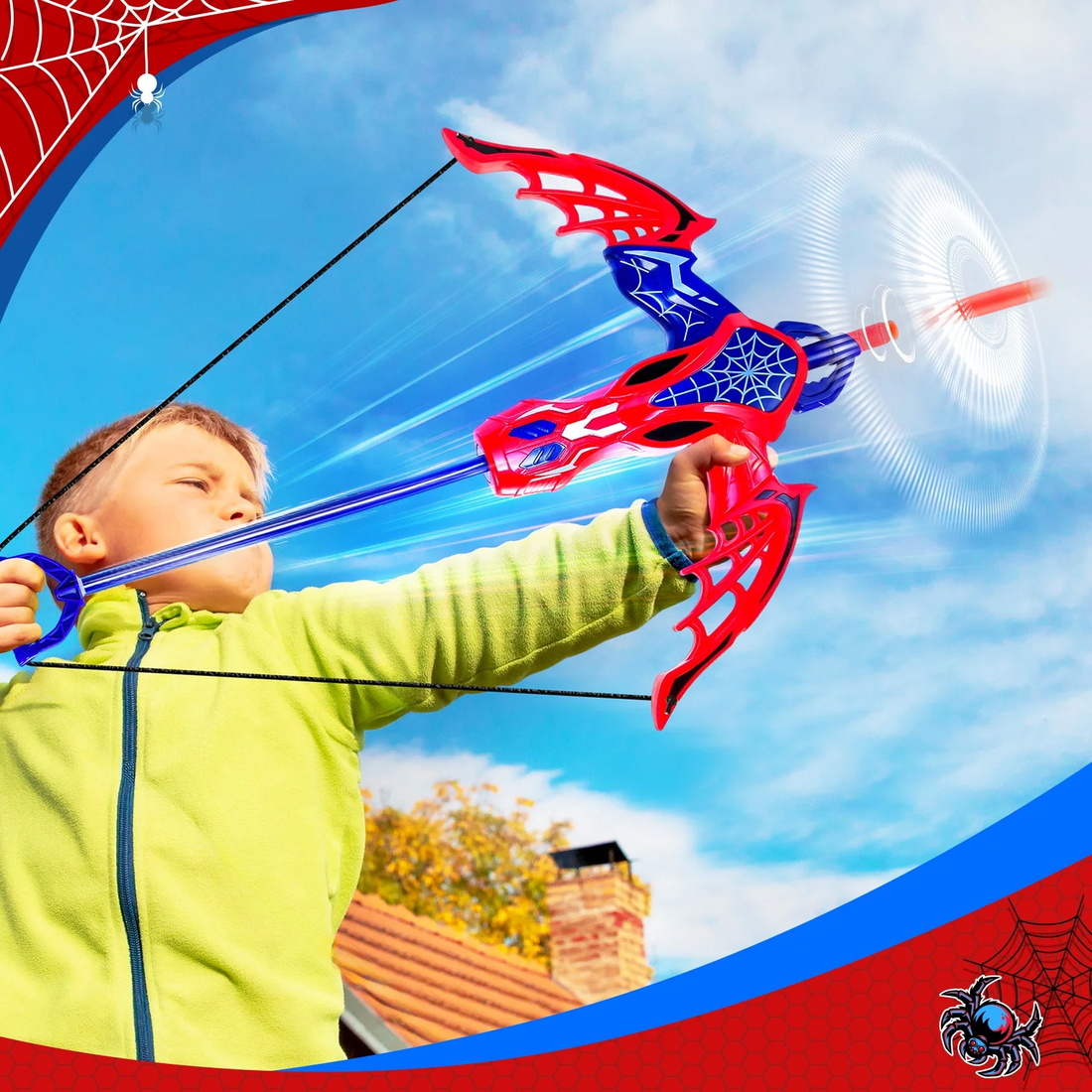 Bow and Arrow Set for Kids, Outdoor Toys Archery Set for 3-12 Year Old Kids Boys