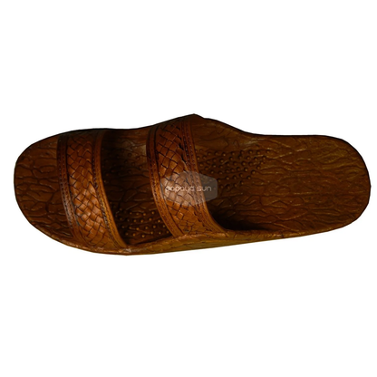 Brown Jesus Hawaiian Sandals Jandals