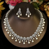 Fashion round Choker Heart Shape Design Pearl Necklace for Women Wedding Bridal 