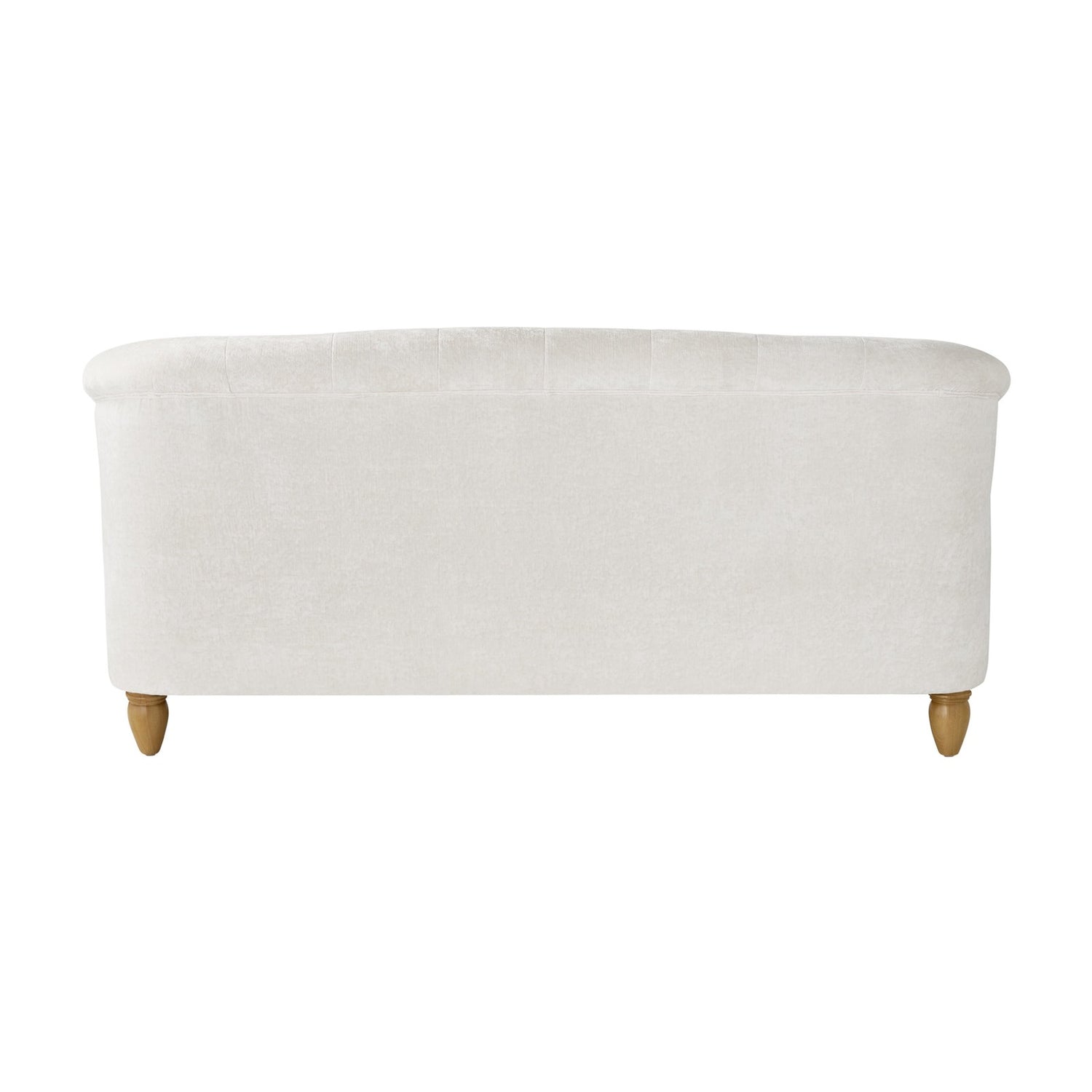 Laurel Tufted Sofa, Cream Velvet, 79.53 In