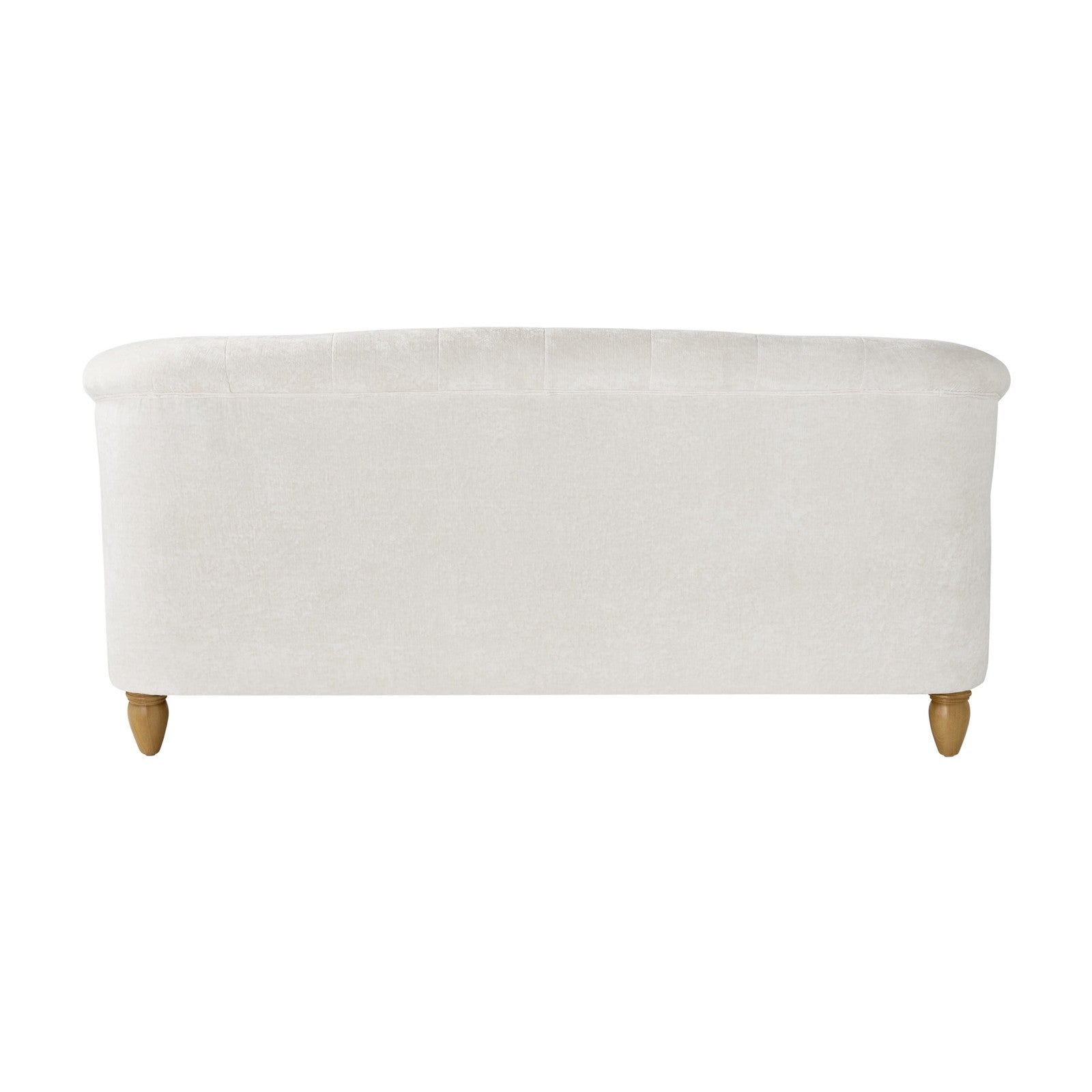 Laurel Tufted Sofa, Cream Velvet, 79.53 In
