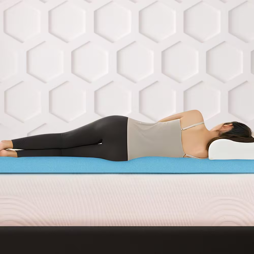 Medium 3 In. Queen Gel-Infused Memory Foam Mattress Topper, Certipur-Us Certifie
