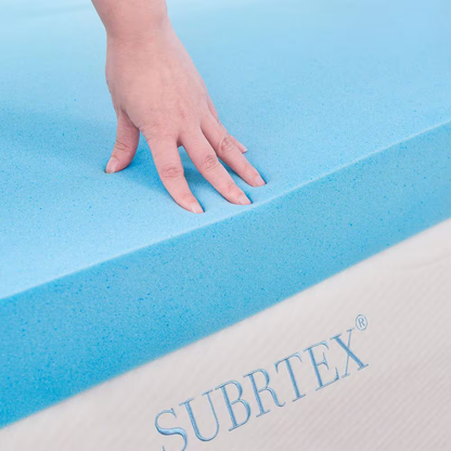 Medium 3 In. Queen Gel-Infused Memory Foam Mattress Topper, Certipur-Us Certifie