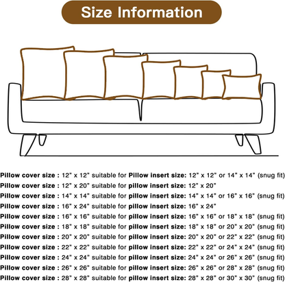 Pack of 2 Soft Plush Short Wool Velvet Decorative Throw Pillow Covers Luxury Sty