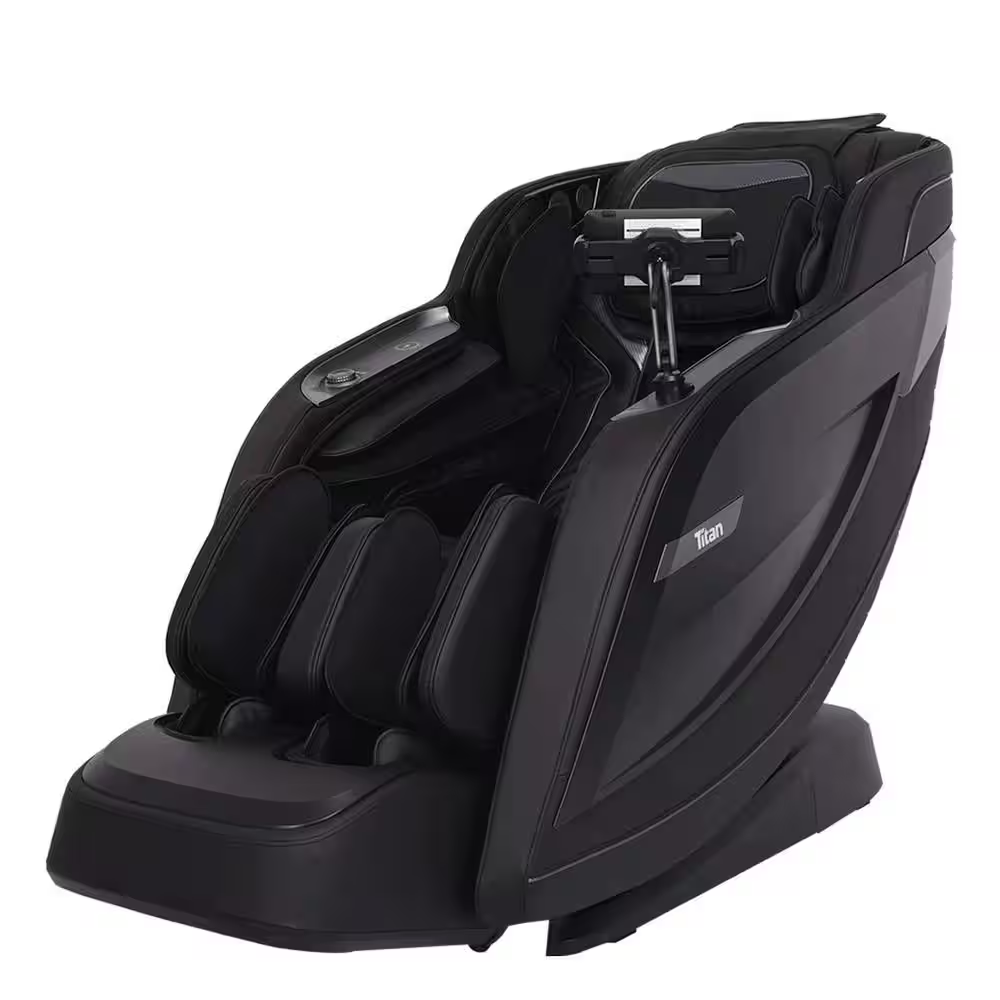 Pro 8500 MAX Series Black Faux Leather Reclining 4D Massage Chair with Zero Grav