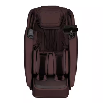 Pro 8500 MAX Series Brown Faux Leather Reclining 4D Massage Chair with Zero Grav