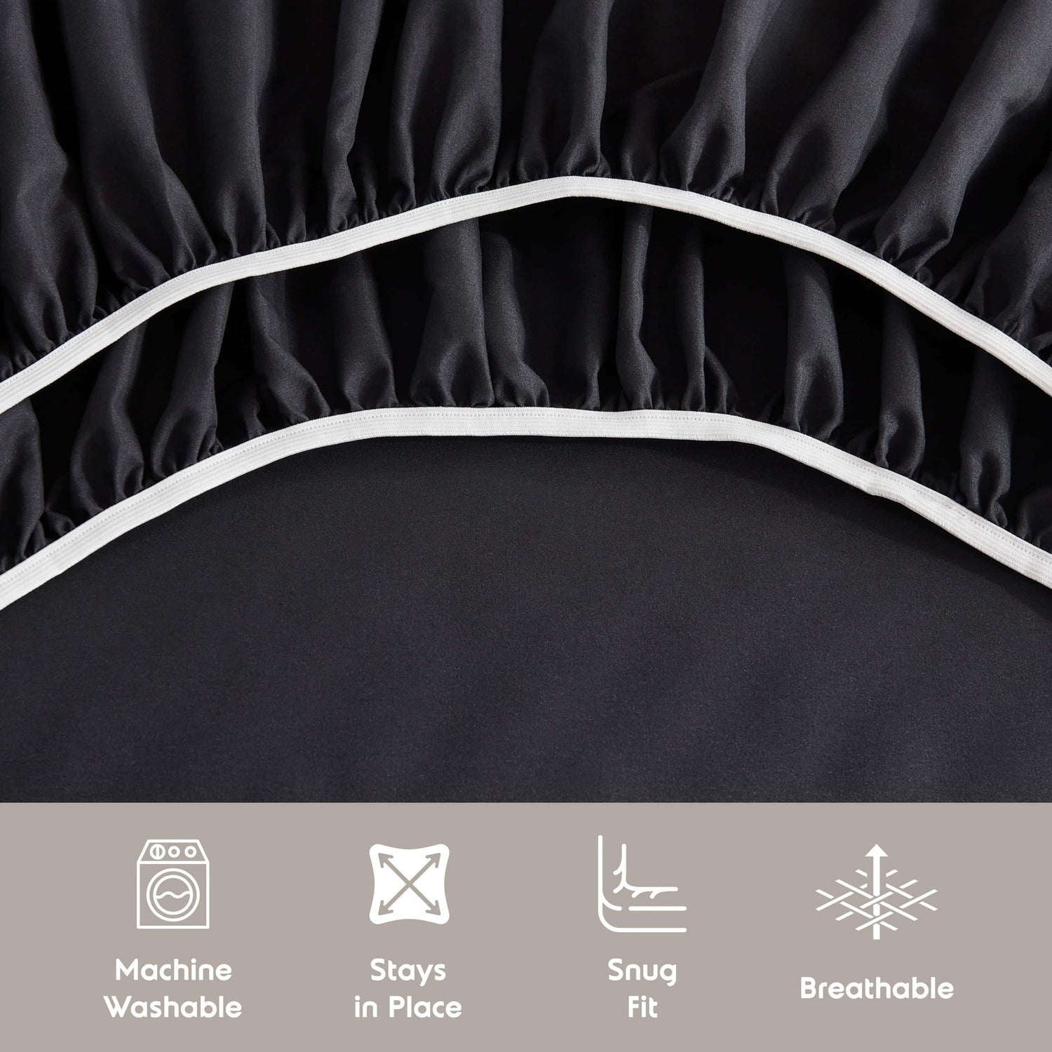 Queen Bed Sheet Sets, 1800 Series 4 Piece Deep Pocket Sheets Bedding Set, Luxury