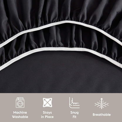 Queen Bed Sheet Sets, 1800 Series 4 Piece Deep Pocket Sheets Bedding Set, Luxury