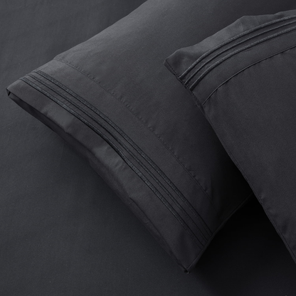Queen Bed Sheet Sets, 1800 Series 4 Piece Deep Pocket Sheets Bedding Set, Luxury