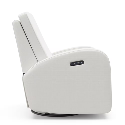 Santa Monica Ivory Basketweave Power Recliner