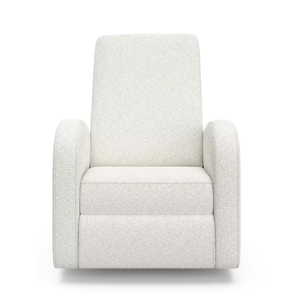 Santa Monica Ivory Boucle Power Recliner