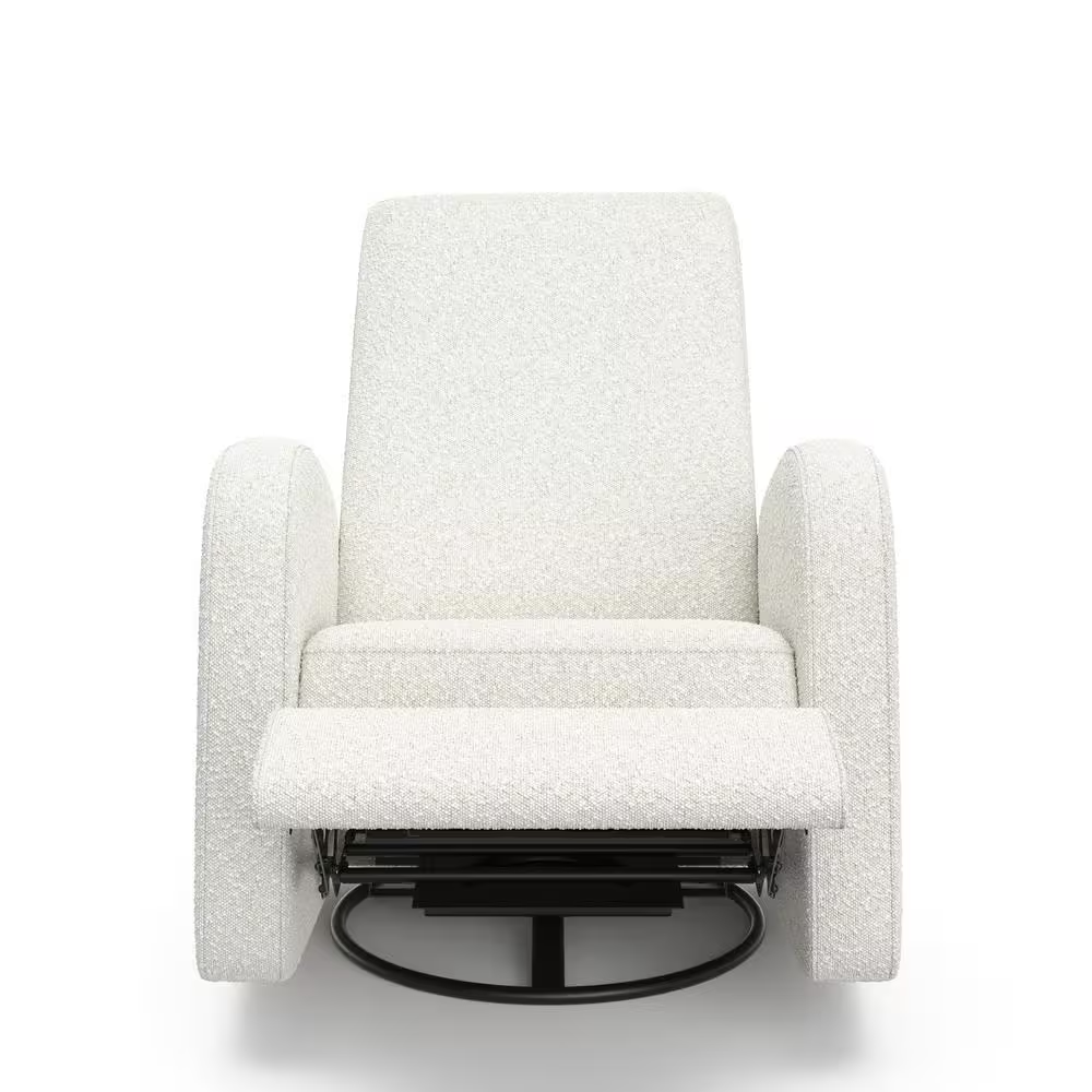 Santa Monica Ivory Boucle Power Recliner