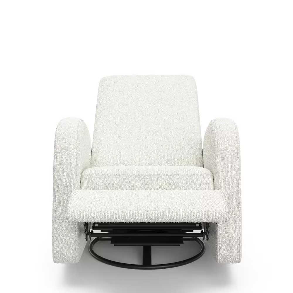 Santa Monica Ivory Boucle Power Recliner