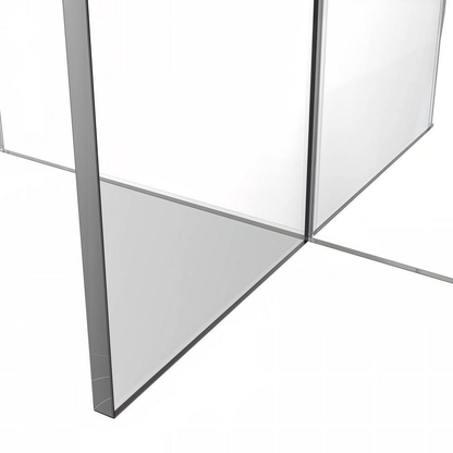 Valore 28 In. White round MDF Coffee Table with Acrylic Cross Legs
