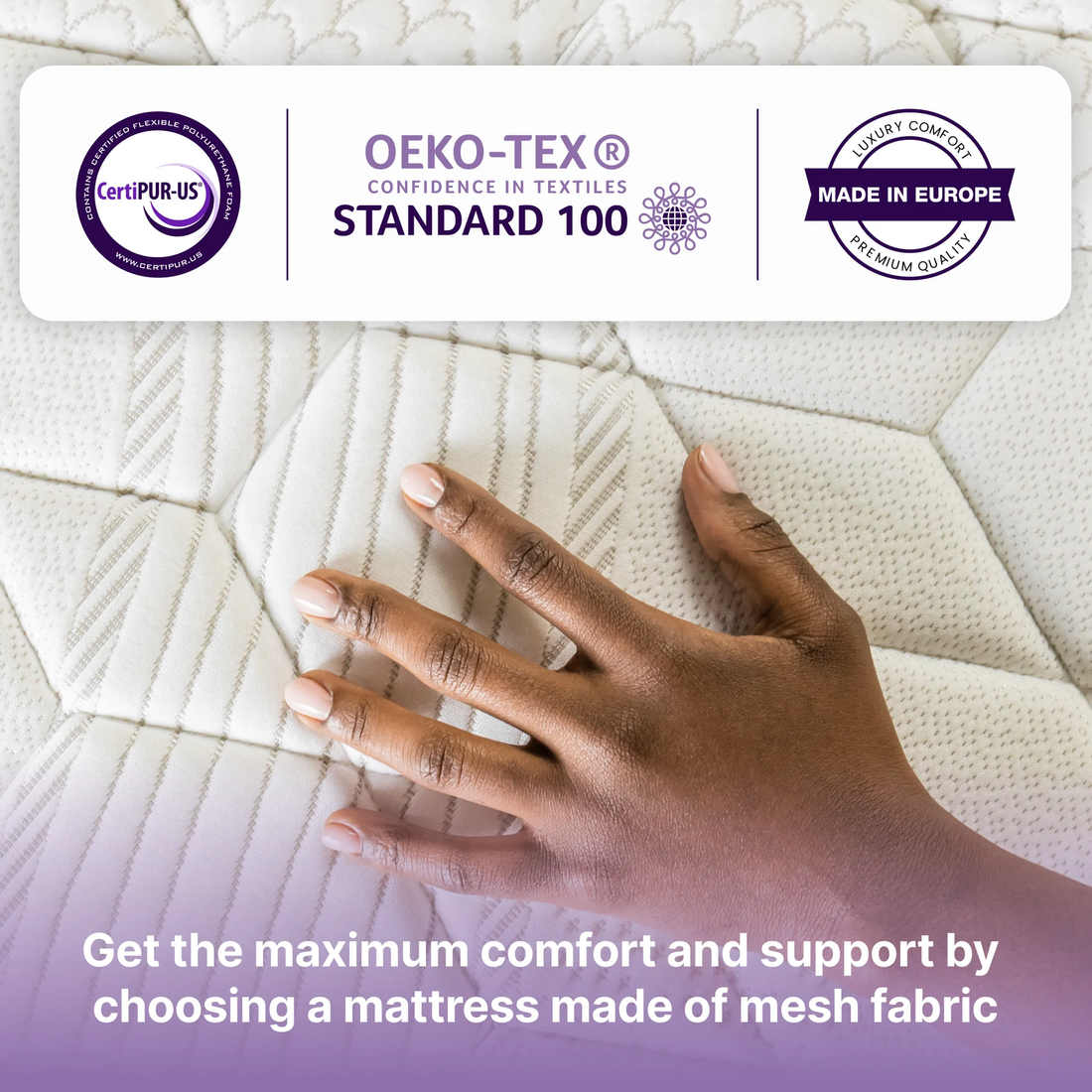 Victoria 10&quot; Queen, Gel Infused Memory Foam and Pocket Spring Hybrid Mattress in