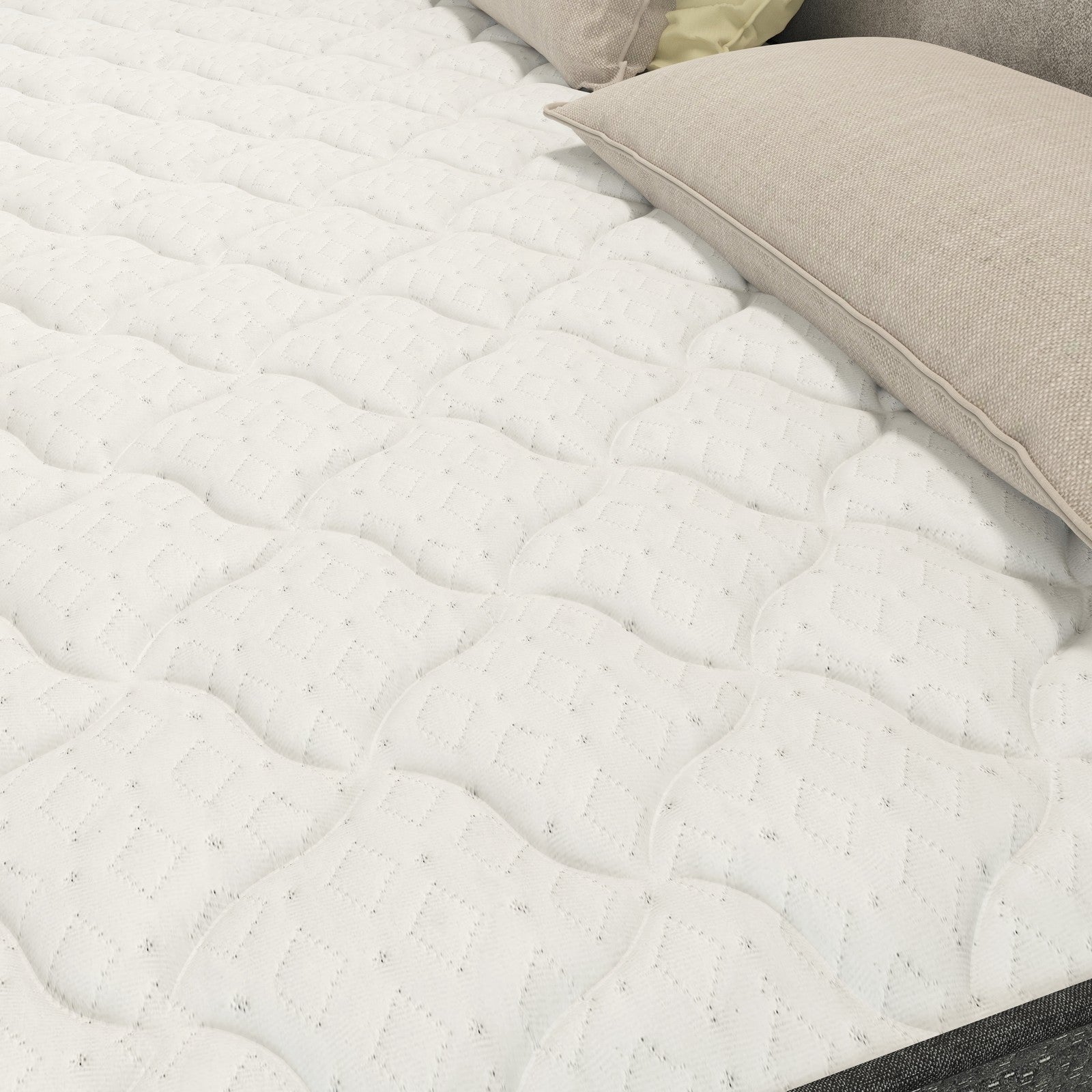 Victoria 10&quot; Queen, Gel Infused Memory Foam and Pocket Spring Hybrid Mattress in