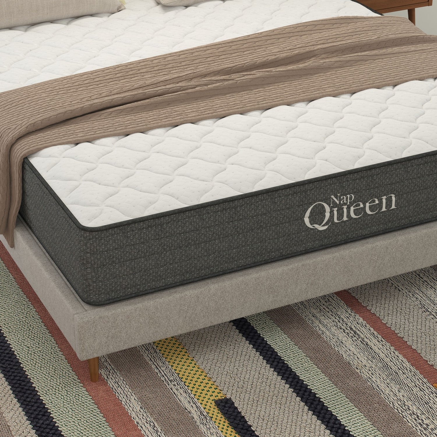 Victoria 10&quot; Queen, Gel Infused Memory Foam and Pocket Spring Hybrid Mattress in