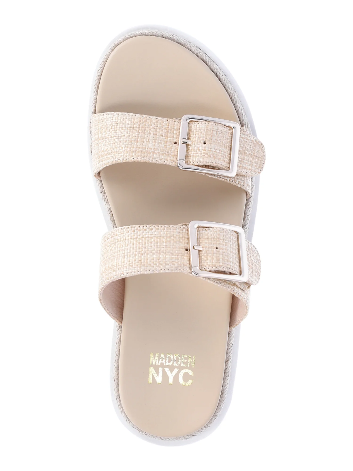 Women’S Flatform Two Strap Sandals