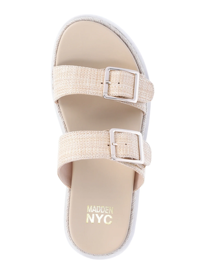 Women’S Flatform Two Strap Sandals