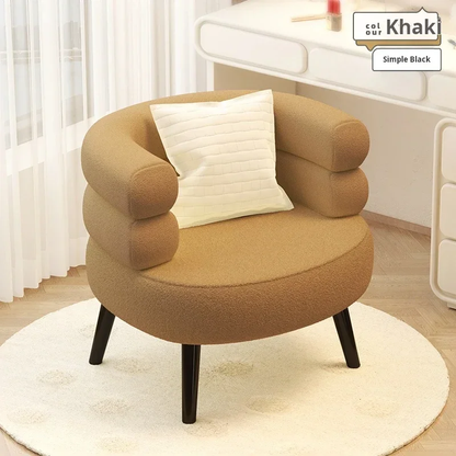 Nordic Style 1-Person Sofa Armchair for Living Room or Makeup Chair