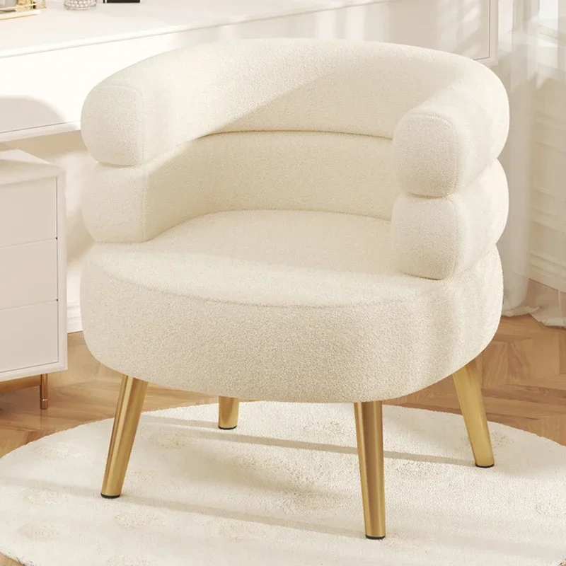 Nordic Style 1-Person Sofa Armchair for Living Room or Makeup Chair