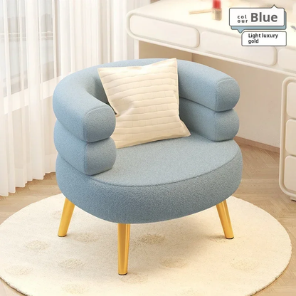 Nordic Style 1-Person Sofa Armchair for Living Room or Makeup Chair