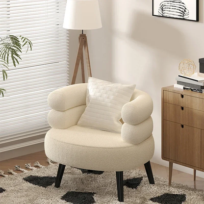 Nordic Style 1-Person Sofa Armchair for Living Room or Makeup Chair