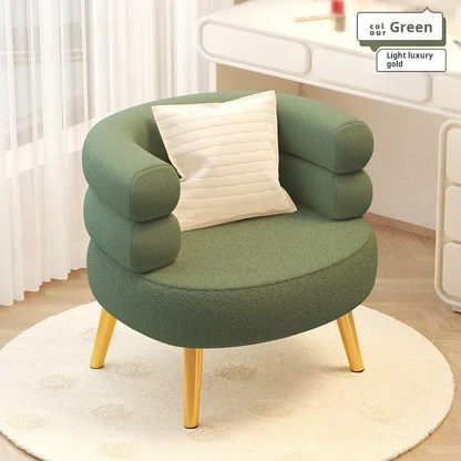 Nordic Style 1-Person Sofa Armchair for Living Room or Makeup Chair