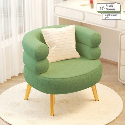 Nordic Style 1-Person Sofa Armchair for Living Room or Makeup Chair
