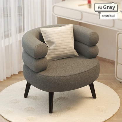 Nordic Style 1-Person Sofa Armchair for Living Room or Makeup Chair
