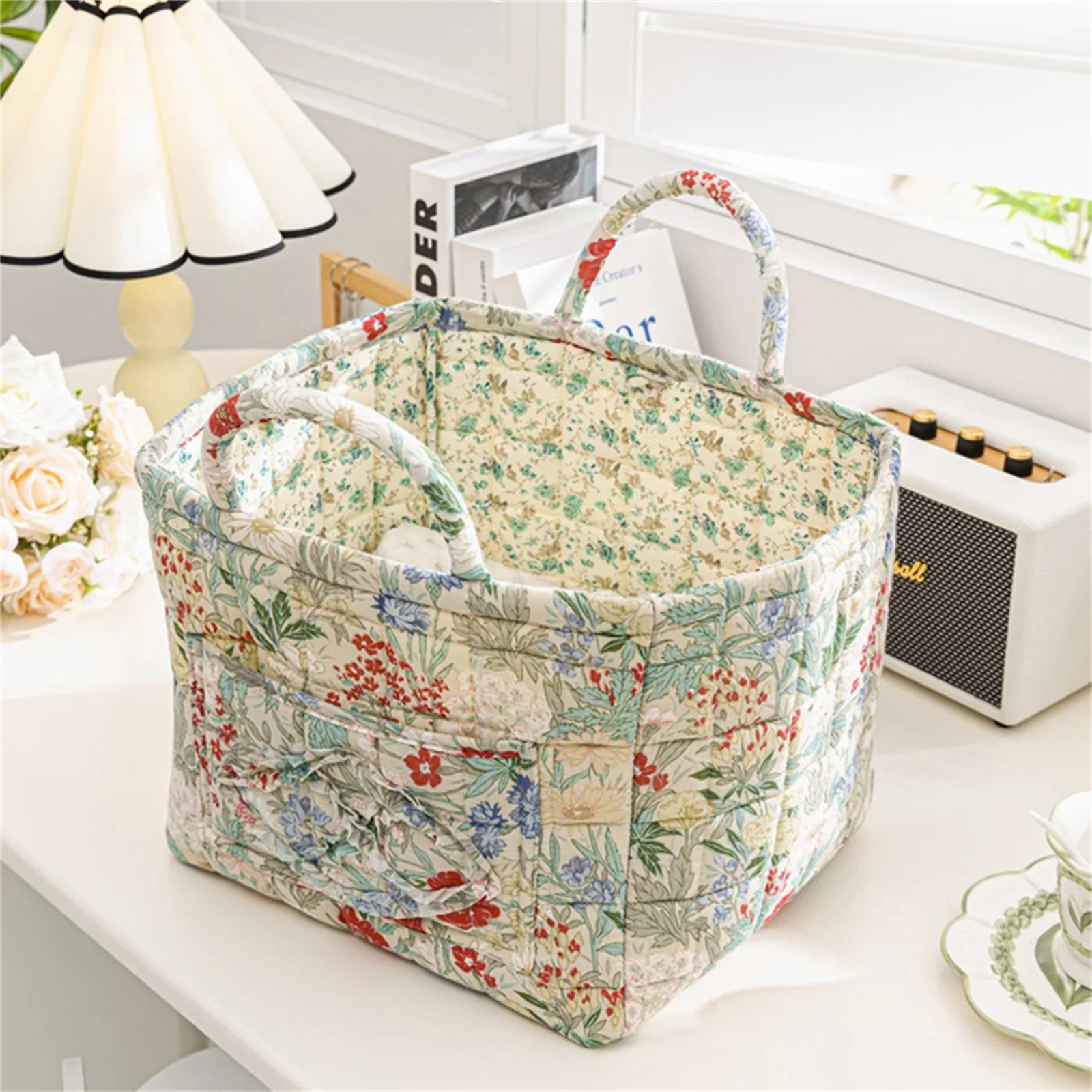 Fabric Storage Baskets with Handles - Large Capacity Laundry Hampers