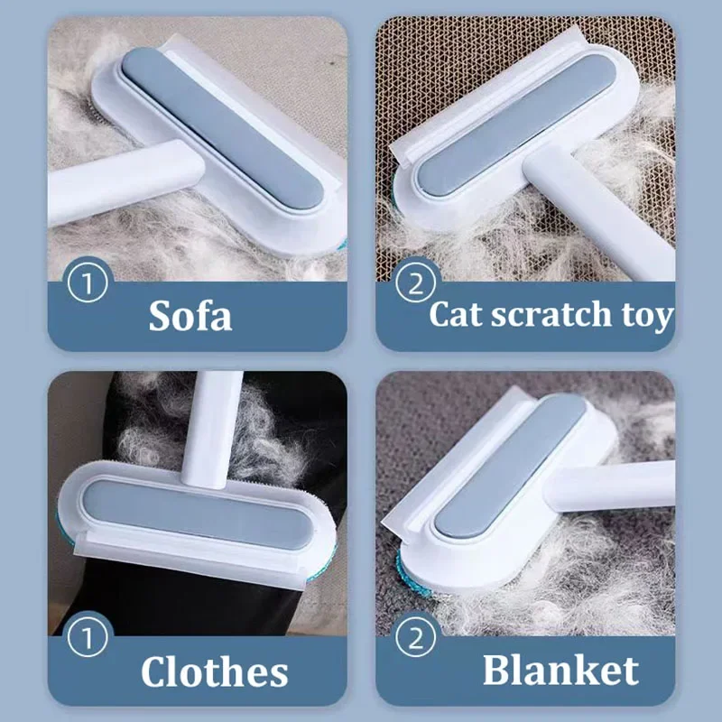 Pet Hair Remover Brush - Multi-Function Lint Cleaner for Cats and Dogs