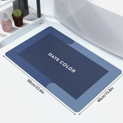 Quick-Dry Absorbent Bath Mat - Anti-Slip Oil-Proof Kitchen &amp; Bathroom Rug