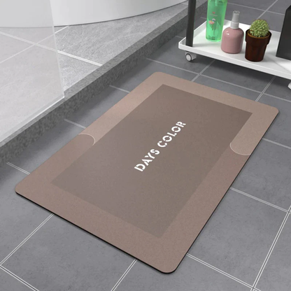 Quick-Dry Absorbent Bath Mat - Anti-Slip Oil-Proof Kitchen &amp; Bathroom Rug