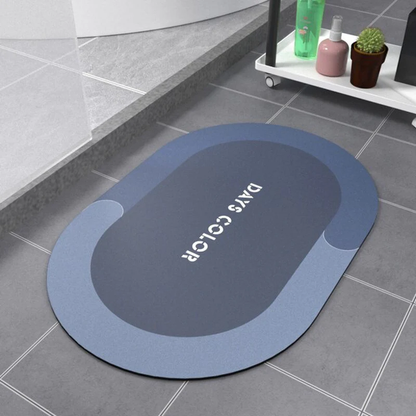 Quick-Dry Absorbent Bath Mat - Anti-Slip Oil-Proof Kitchen &amp; Bathroom Rug