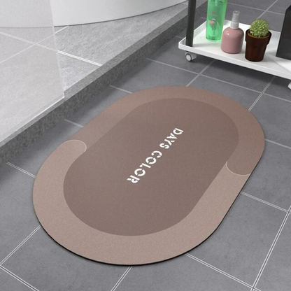 Quick-Dry Absorbent Bath Mat - Anti-Slip Oil-Proof Kitchen &amp; Bathroom Rug