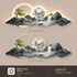 Luxury Minimalist LED Wall Clock for Living Room Home Decor