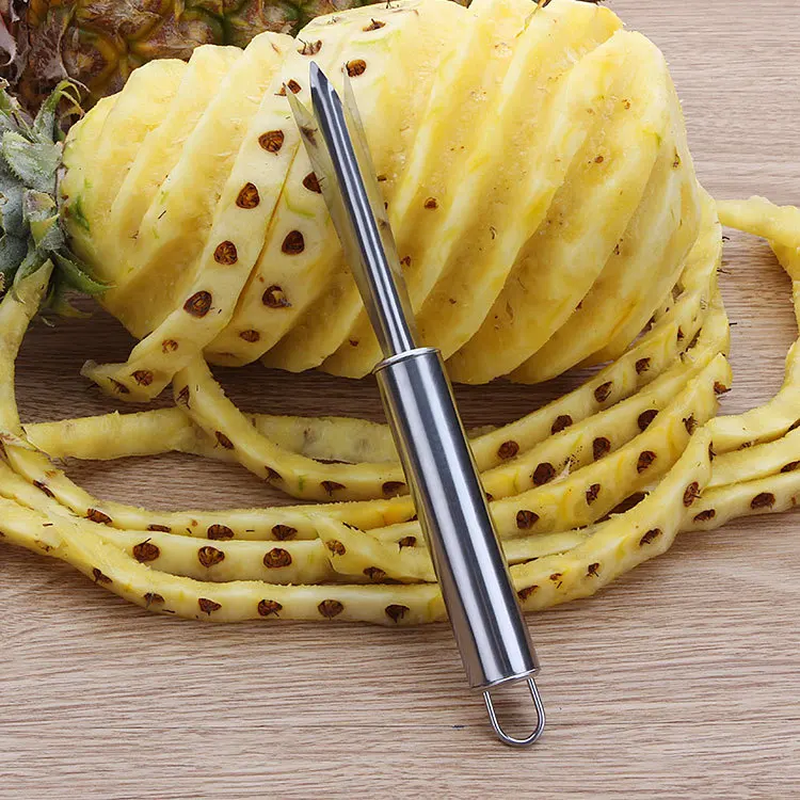 Stainless Steel Pineapple Peeler and Corer for Effortless Fruit Preparation