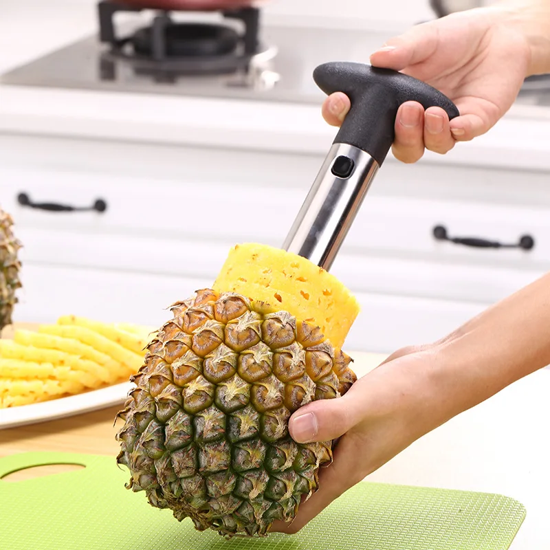 Stainless Steel Pineapple Peeler and Corer for Effortless Fruit Preparation