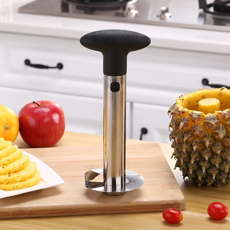 Stainless Steel Pineapple Peeler and Corer for Effortless Fruit Preparation