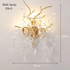 Elegant Gold Crystal LED Chandelier for Living and Dining Room Lighting