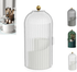 360° Rotating Concealed Toothbrush and Makeup Brush Holder with Sliding Lid