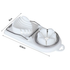 Multifunctional Stainless Steel Egg Slicer and Cutter for Kitchen Use