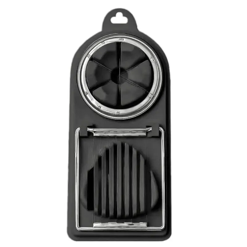 Multifunctional Stainless Steel Egg Slicer and Cutter for Kitchen Use
