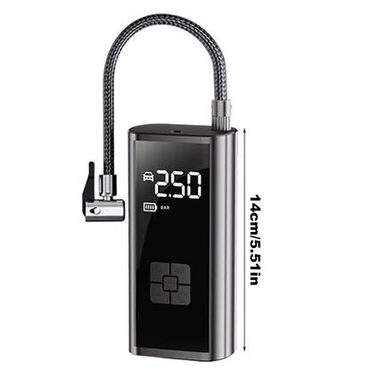 Electric Air Compressor Portable Tire Inflator Digital Automobiles Tire Pump LED