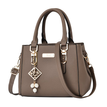 Large Capacity Leather Messenger Handbag Fashion Women&